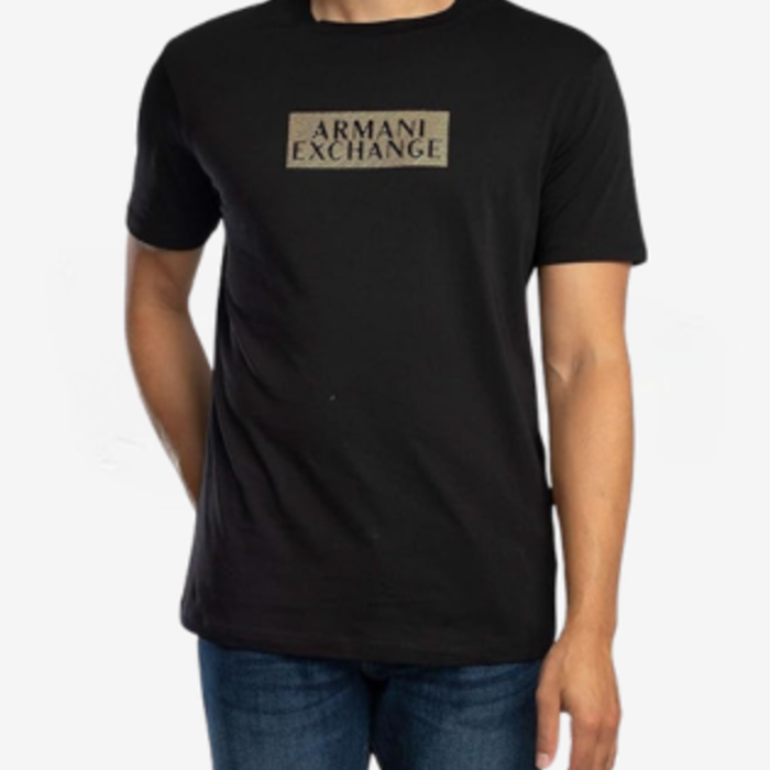Exchange Men's Gold Logo Graphic Tee