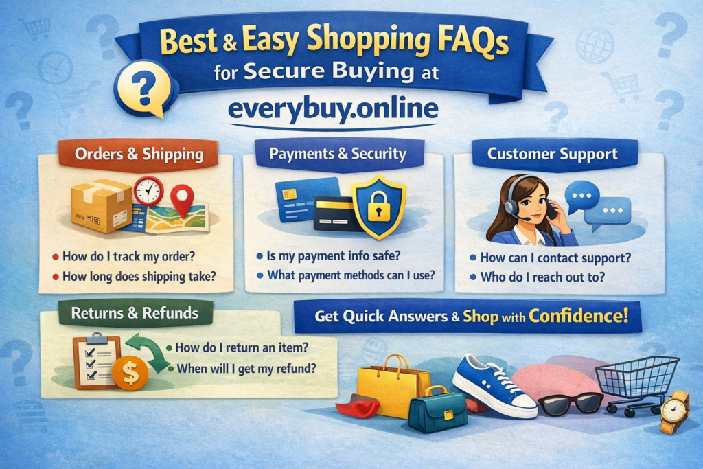 Shopping FAQs for everybuy.online