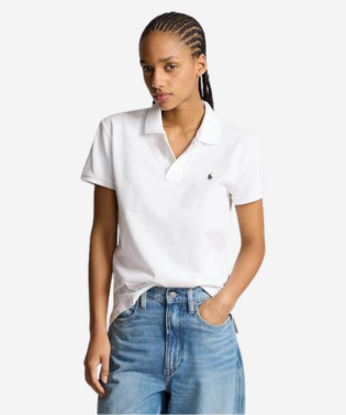 Women's Classic Fit Mesh Polo Shirt
