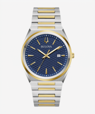 Mens Dress Classic Quartz Two Tone Stainless Steel Watch