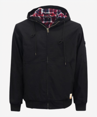 Jacket Insulated Flame Resistant Duck Hooded
