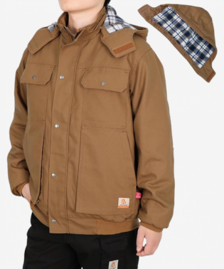 Jacket Insulated Heavyweight Canvas Flannel Lined,