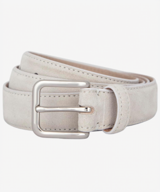 Men's 1 Inch Stitched Fe Suede Belt