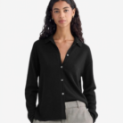 Womens Cashmere Button-up Shirt