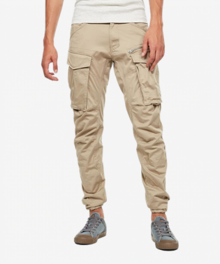 Men's Rovic Zip 3D Straight Tapered Fit Cargo Pants