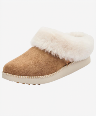Women's Slipper, Soft Full-Grain Leather