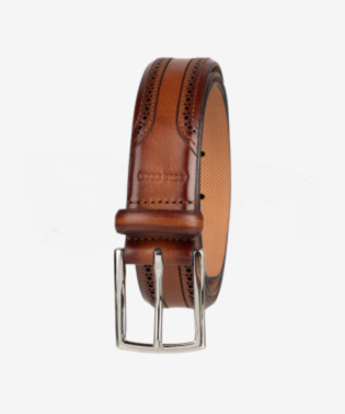Men's Leather Dress Belt &ndash; Polished Brown