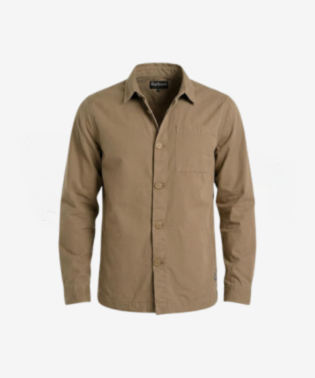 Men's Washed Cotton Overshirt