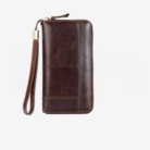 wallet, leather, brown, clutch, zipper, stylish, premium, fashion, men, accessory
