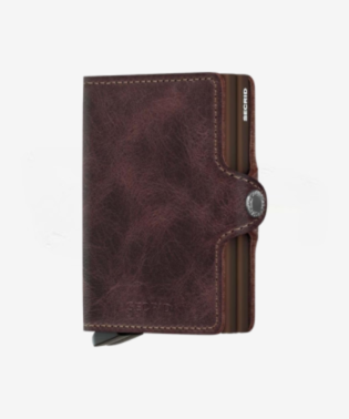 Wallet, Vintage Chocolate