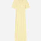 Women's Long Ribbed Cotton Polo Dress