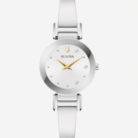 Ladies Modern Diamond Stainless Steel
