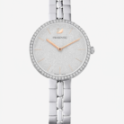 Watch, Clear Crystals, Rose Gold